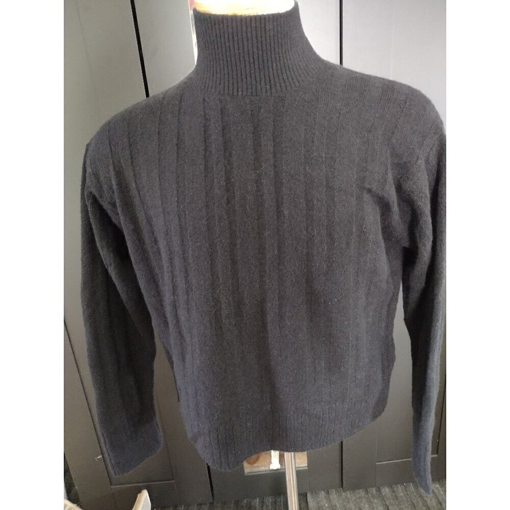 J Crew Women's mock neck sweater Wool Blend in Black size Small New with Tags
